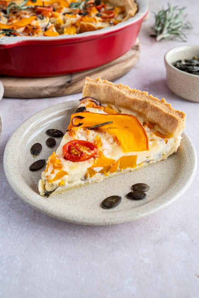 Deftige Kürbis-Quiche mit Bergkäse – twopotatoes.de Deftige Kürbis-Quiche mit Bergkäse – twopotatoes.de