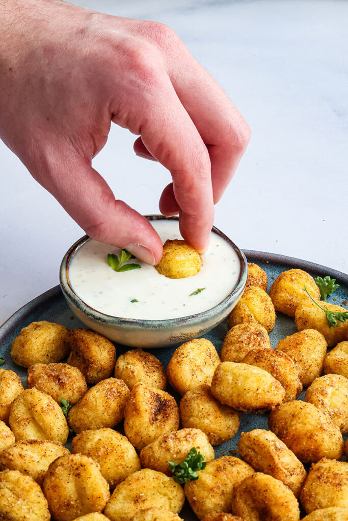 Knusprige Gnocchi aus der Heißluftfritteuse