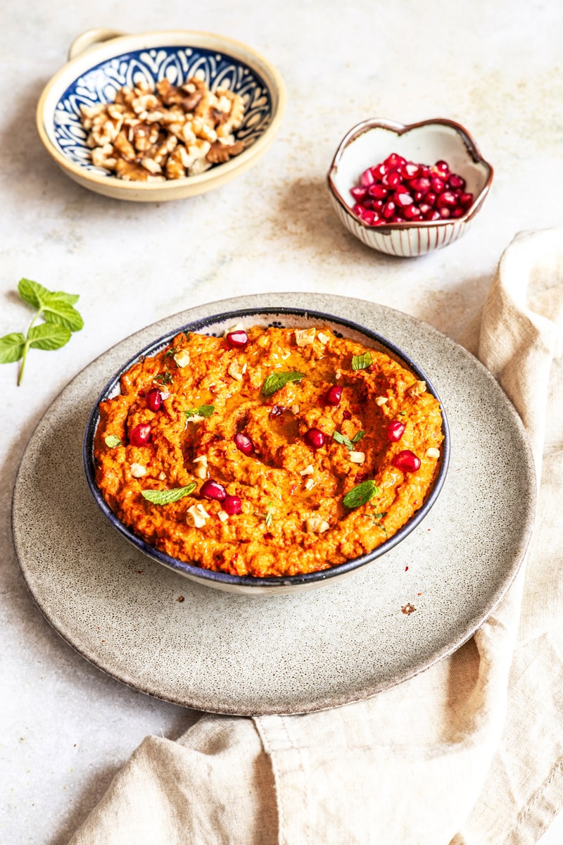 Muhammara – Orientalischer Paprika-Walnuss-Dip