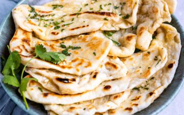 Veganes Naan-Brot