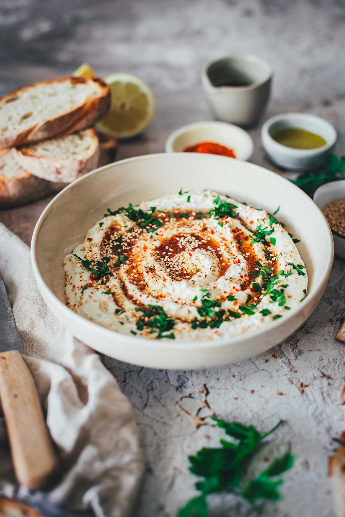 Whipped-Feta mit Hot Honey
