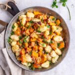 Gnocchi-Pfanne mit Kürbis und Parmesan