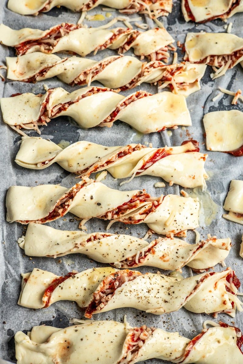 Pizzastangen ungbacken