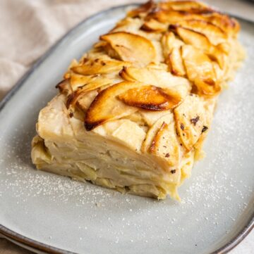 Unsichtbarer Apfelkuchen – Französischer Apfelkuchen