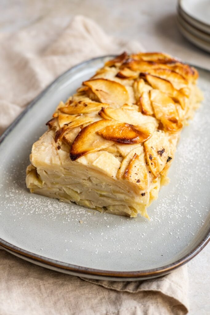 Unsichtbarer Apfelkuchen – Französischer Apfelkuchen