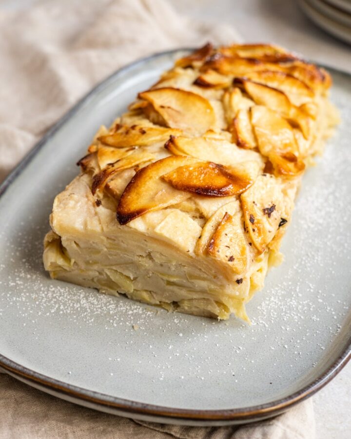 Unsichtbarer Apfelkuchen – Französischer Apfelkuchen