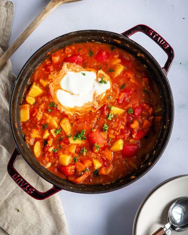 Vegetarischer Bauerntopf