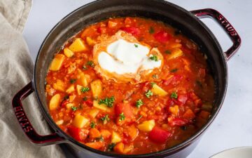 Vegetarischer Bauerntopf