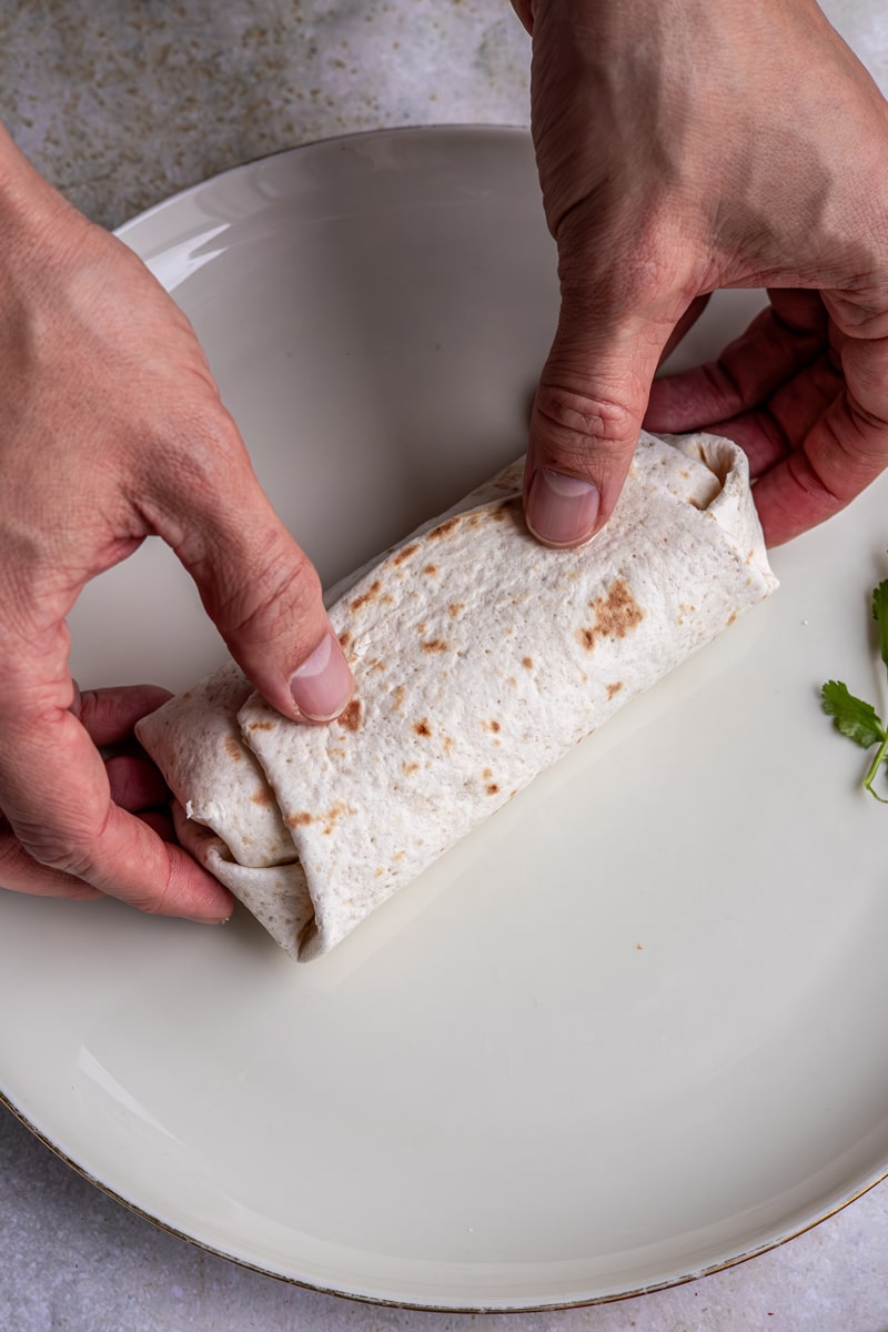 Burrito rollen Schritt 4