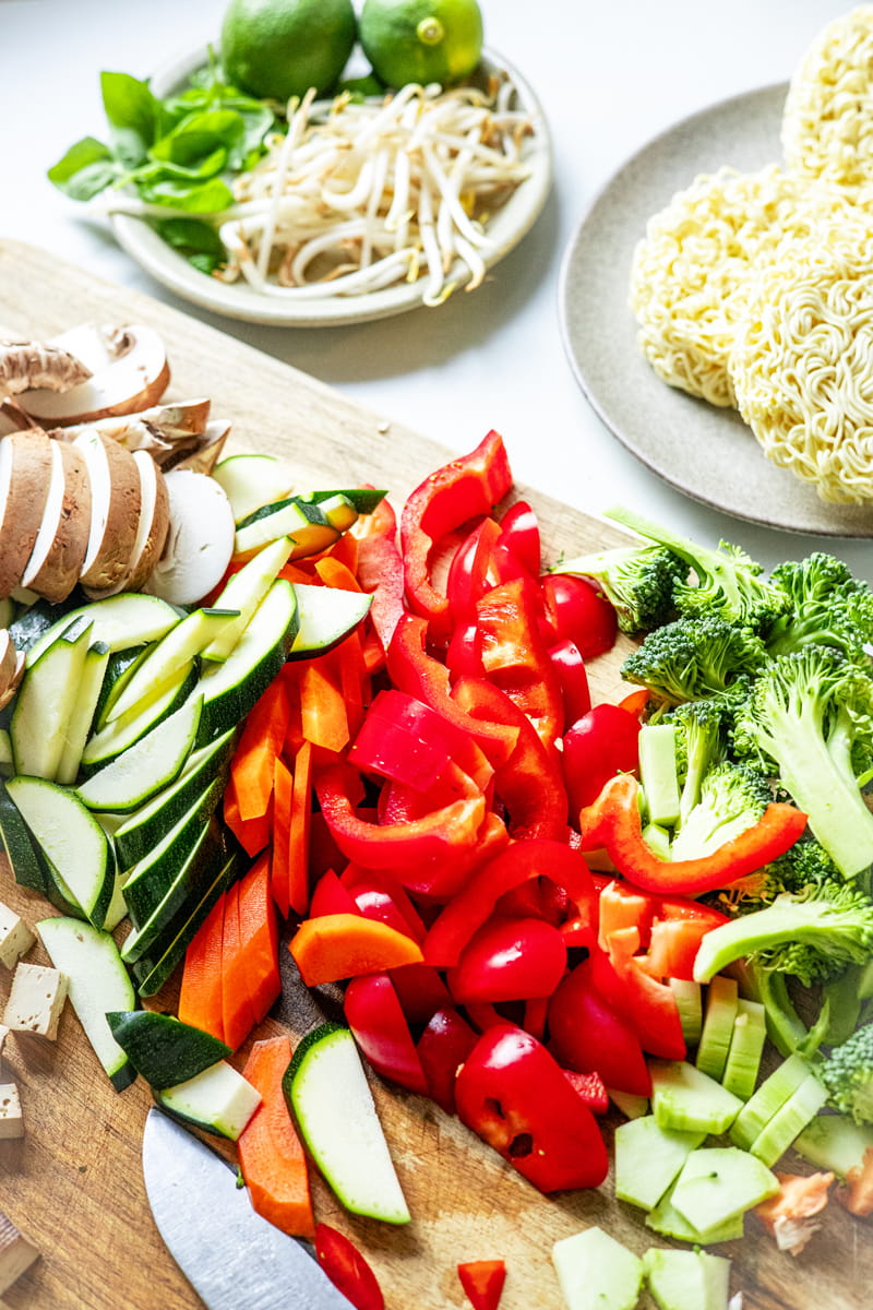 Vorgeschnittenes Gemüse