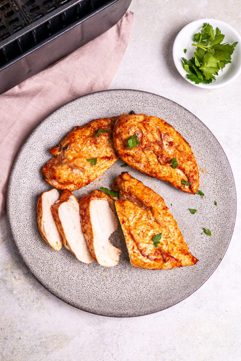 Hähnchenbrust aus der Heißluftfritteuse