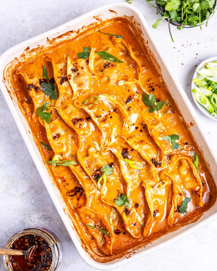 One-Pot-Gyoza-Auflauf