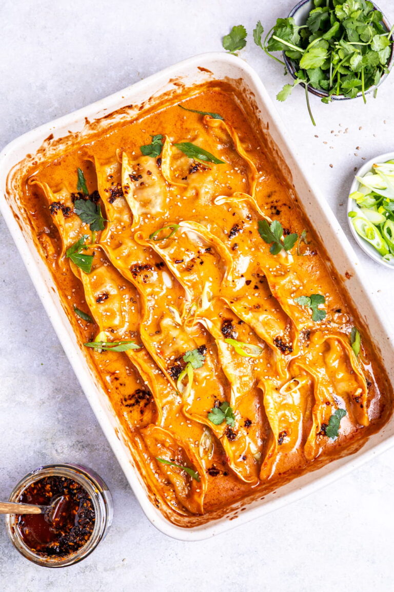 One-Pot-Gyoza-Auflauf