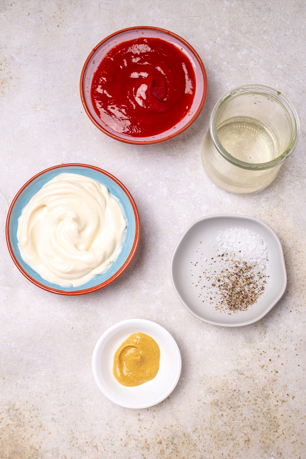 Zutaten für die Burgersauce
